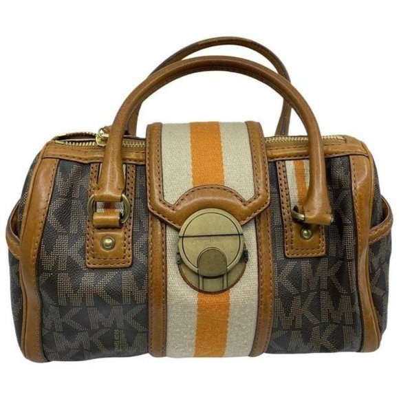 Michael Kors Handbags - michael kors bowling bag brown tote